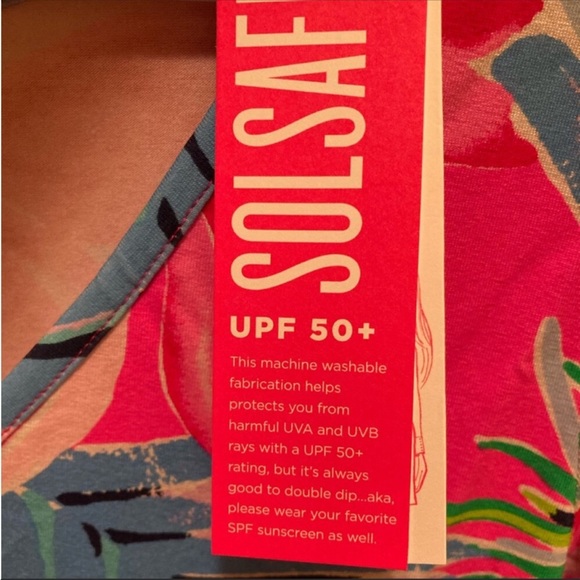 Lilly Pulitzer Kaisley Dual Neck Long Sleeve Dress (2) - Picture 8 of 9